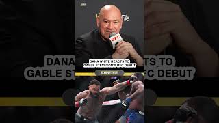 Dana White REACTS to Gable Steveson's UFC debut, reunion with Jon Jones | UFC 329