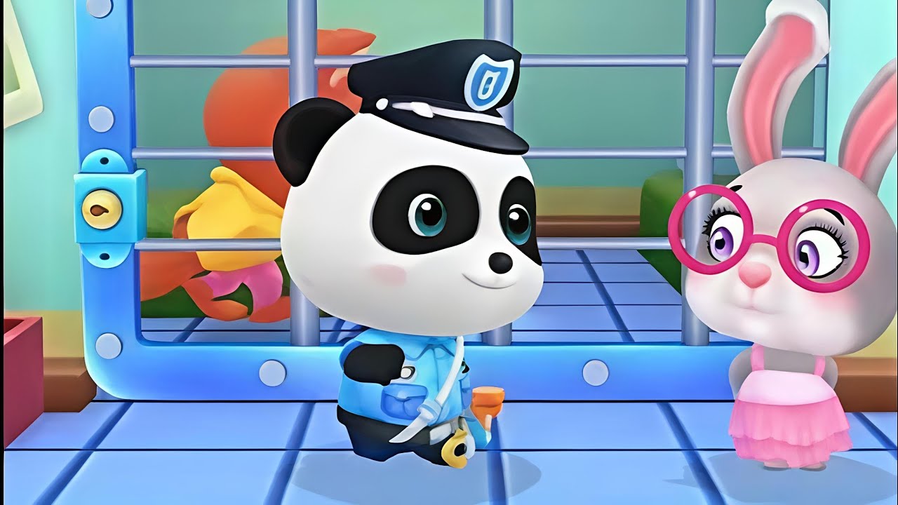 Baby Bus Fantasy Land Game|| Panda Police 🚨||