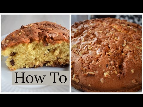 Caramel Walnut Cake