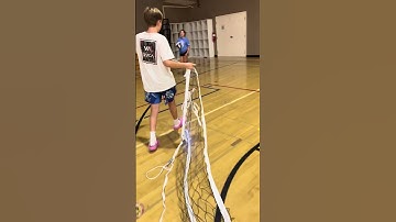 Step 5A   Hooking top of net on NON CRANK side pt 1