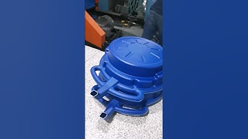 blow-molded oil cover#blow mold machine