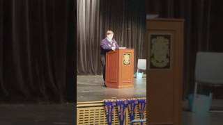 Todd's FFA retirement speech