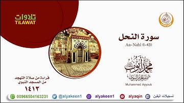 سورة النحل 1 43   من تهجد المسجد النبوي 1413 هـ للشيخ محمد أيوب رحمه الله