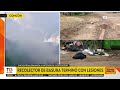 Trabajador resulta herido tras tomar granada lacrimógena que halló mientras recolectaba basura