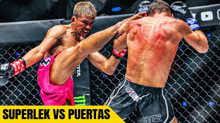 Epic Striking Showdown 😤 Superlek vs. Puertas | Kickboxing Full Fight