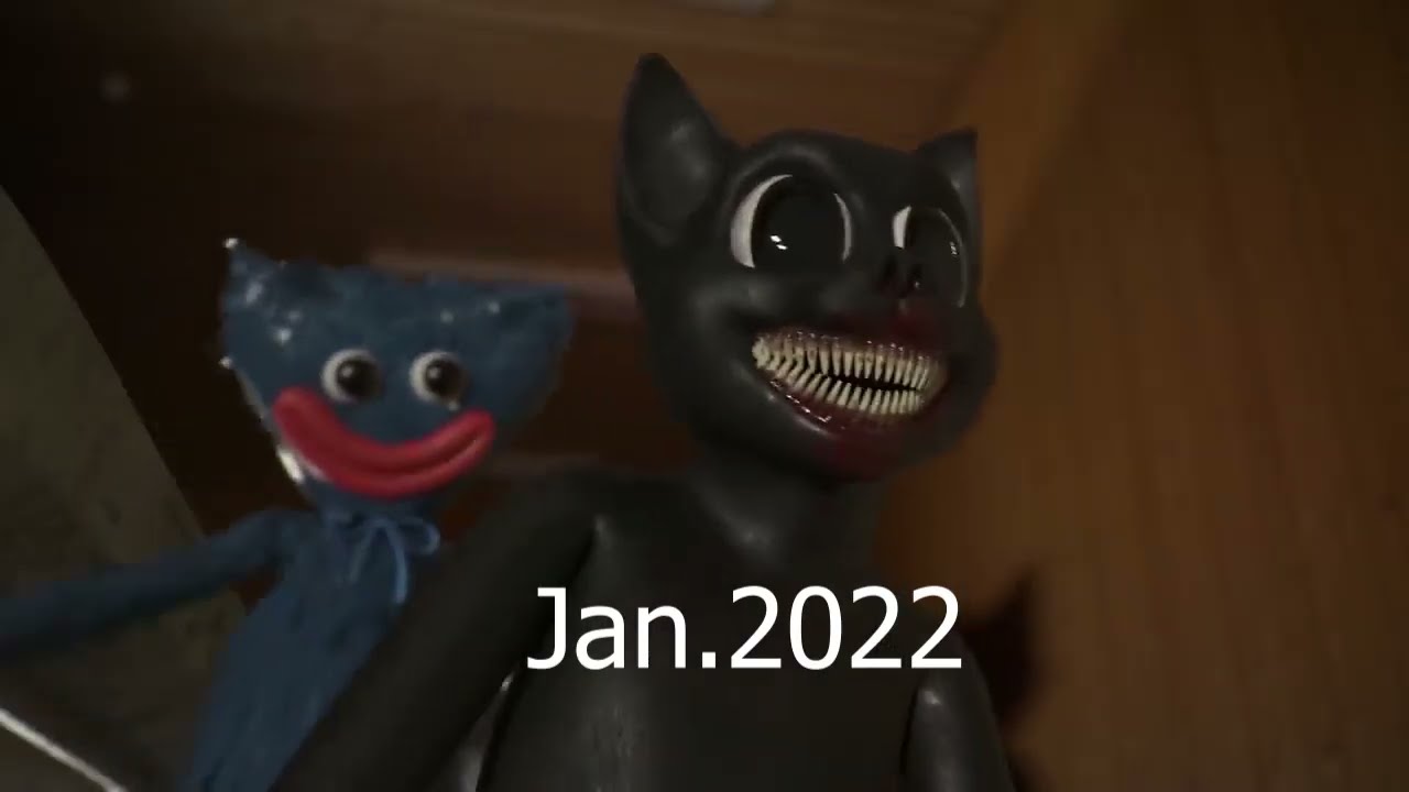 Huggy Wuggy vs Cartoon Cat Evolution