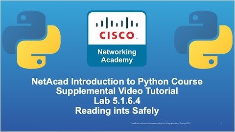Cisco NetAcad Intro to Python Course - Supplement Lab Tutorial & Solution Set: Lab 5.1.6.4 Exception