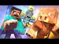Nether VS Overworld - BLOOPERS (Alex &amp; Steve Legends)