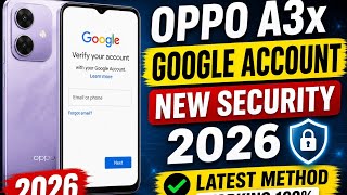 New Way Remove google account oppo a3x new security 