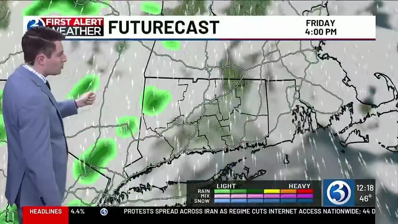 FORECAST: Showers tonight, more rain on the way this weekend - YouTube