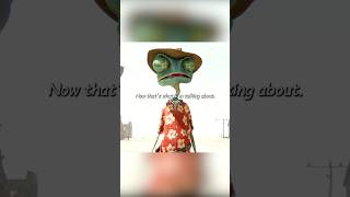 The little lizard gradually lost himself.|Film:Rango (2011) #movie #cartoon #shorts #film #fyp
