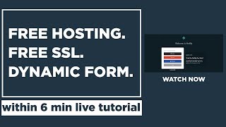 Free Hosting & SSL Live in 6 Minutes - Complete Tutorial screenshot 1
