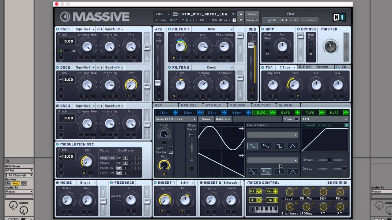 Massive in Depth #13 - 8Bit Leads & Plucks