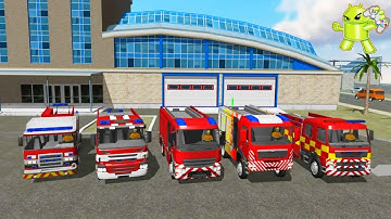 Fire Engine Simulator #2 | Android Gameplay | By SkisoSoft