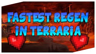 Terraria Fastest life regen |Max HP In Seconds | Terraria 1.3.4