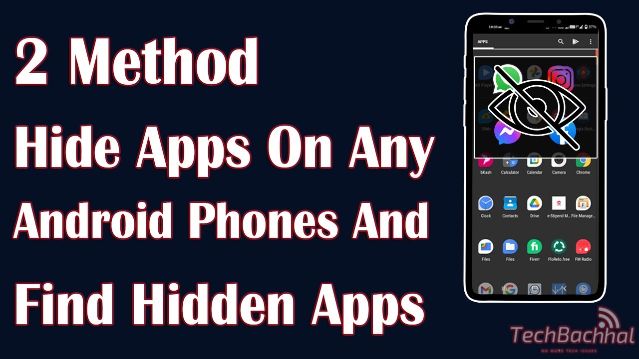 Hide Apps On Android Phones - 2 Method How To - YouTube