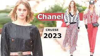 Chanel сумки и аксессуары, cruise 2023 мода в монтекарло  одежда.