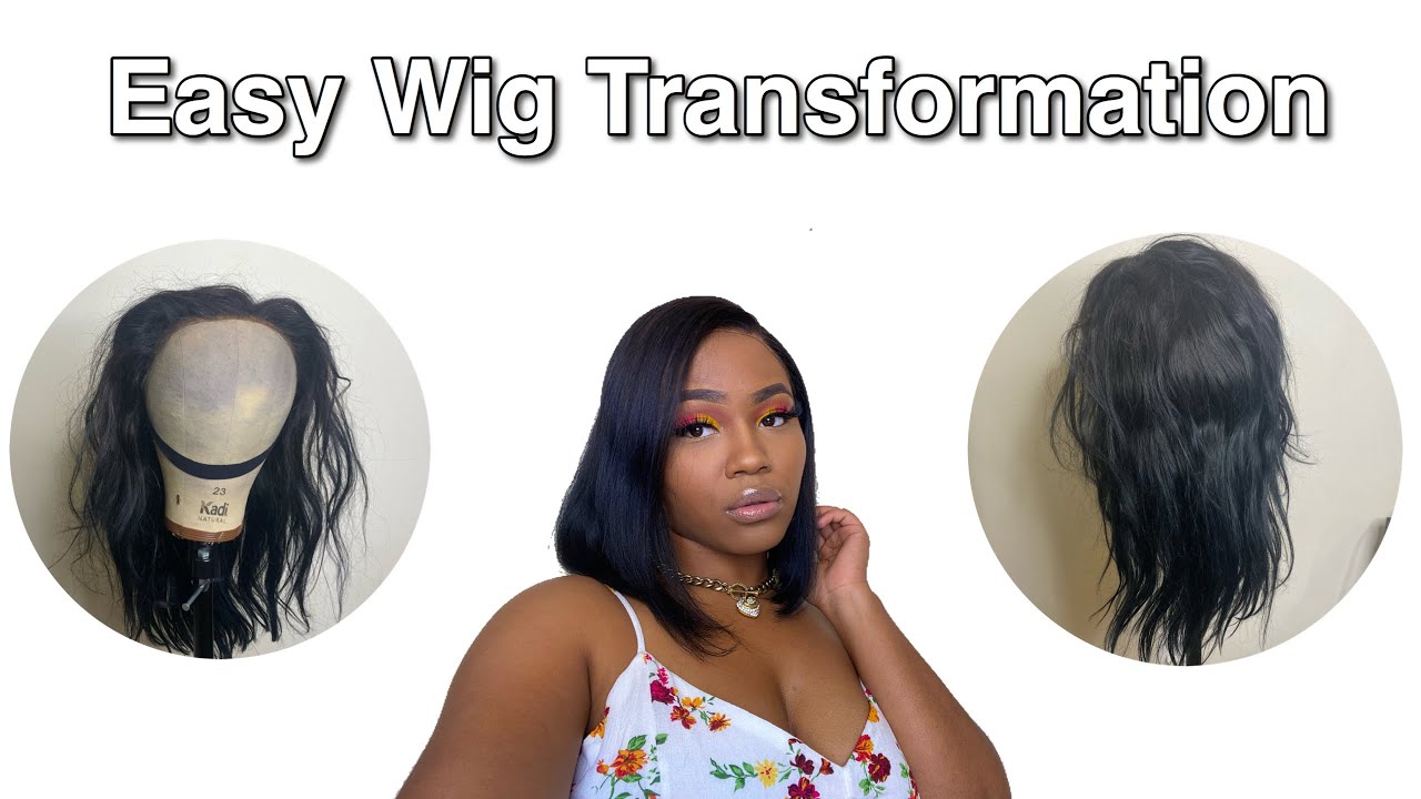 HOW TO: Cut A Bob Wig| Wig Transformation