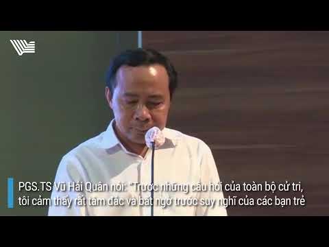 Video PGS.TS Vũ Hải Quân tiếp xúc cử tri tại TP Thủ Đức - YouTube