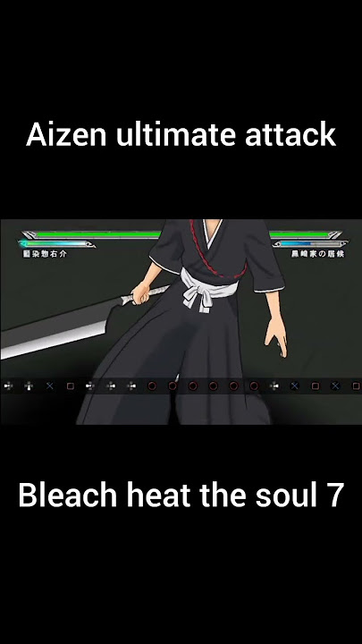 aizen ultimate attack|bleach heat the soul 7 psp#bleach