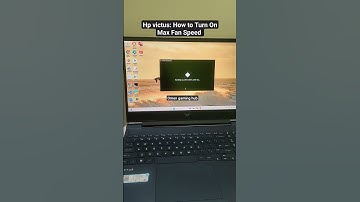 How to Turn On Max Fan Speed?#hpvictus#hp#laptop#fanspeed#shorts#maxspeed#gaming#gaminglaptop#tech