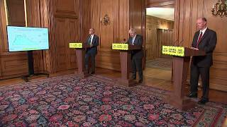 UK government briefing on coronavirus