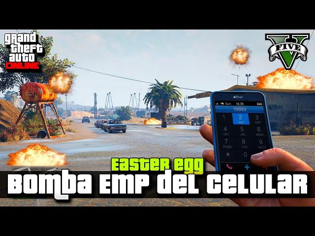 GTA V Easter Eggs - NÚMERO SECRETO DA BOMBA ! GTA 5 ACIONANDO O EXPLOSIVO !  