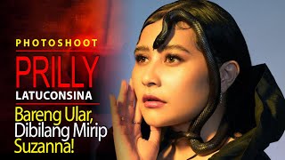 Photoshoot Prilly Latuconsina Bareng Ular, Dibilang Mirip Suzanna!