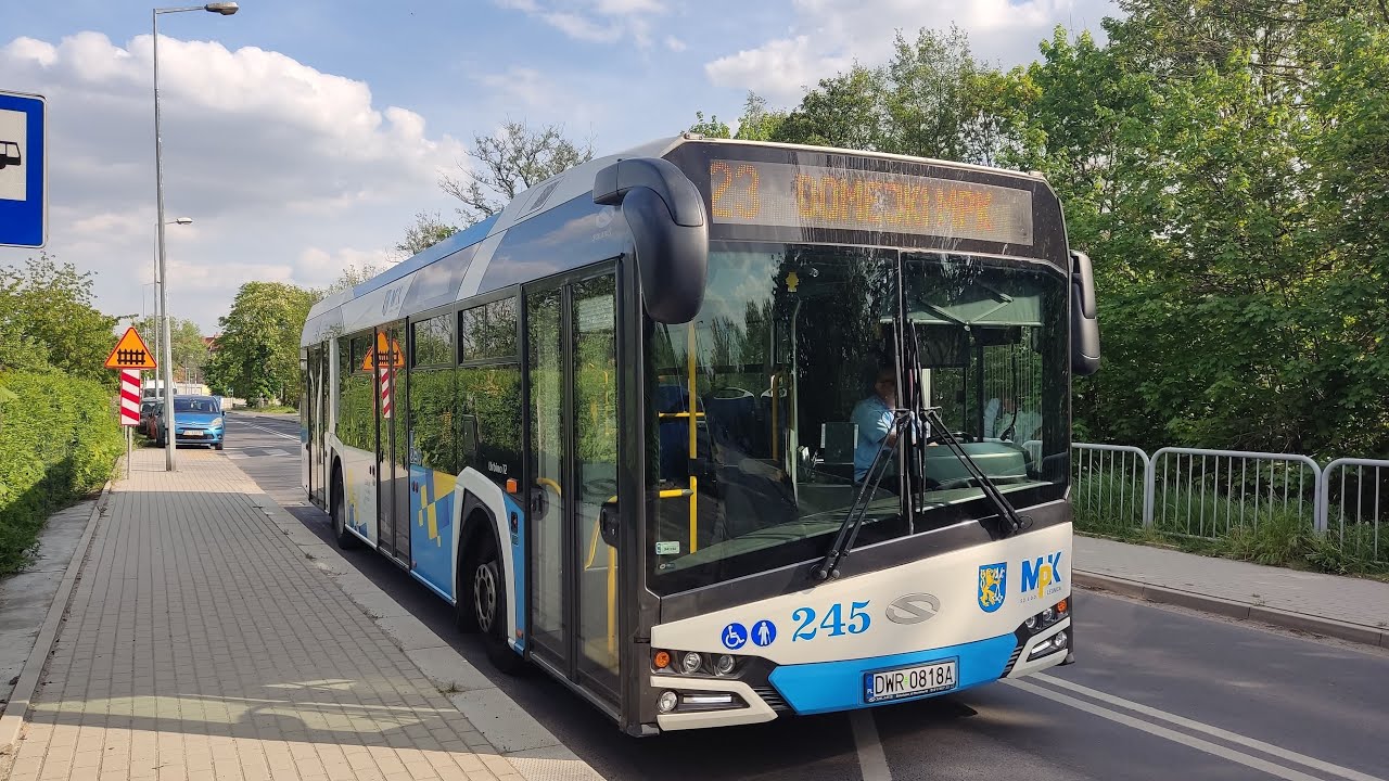 MPK Legnica 🚌 Linia 23 ➡️ Domejki MPK 🚍 Solaris Urbino 12 IV #245