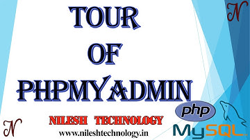 Tour of phpmyadmin | Create Database and Table