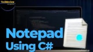 Notepad using [C#] #Notepad #coding @C#