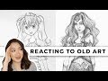 REACTING TO MY OLD ART! (My Art Journey!)