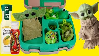 Packing a Baby Yoda Inspired Lunch Box School Lunch Ideas 💡