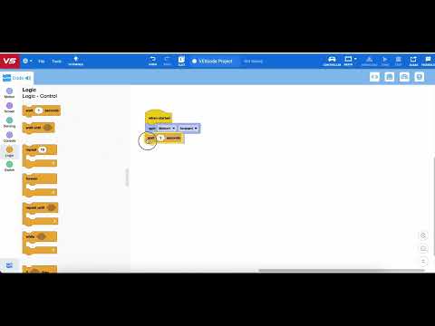 VEXCode V5 Start and Stop Motor - Blocks