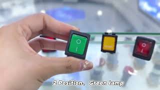 How The KCD2 Rocker Switch Working ON OFF with Lamp