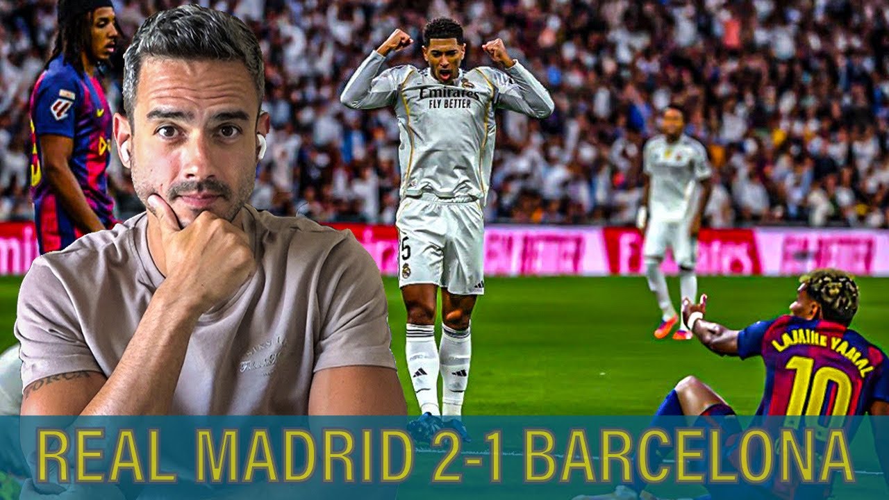 Barça não encontra Bellingham, nem Lamine, e Madrid se impõe no Bernabéu