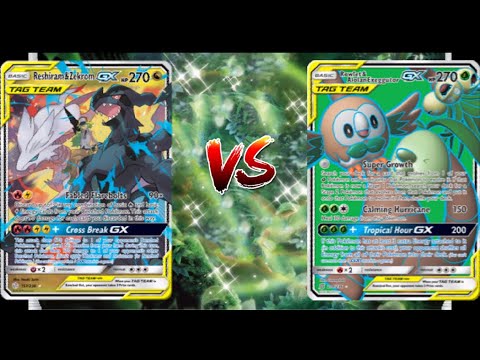 Pokemon TCG Online Reshiram Zekrom GX Eelektrik VS Rayquaza GX Ho