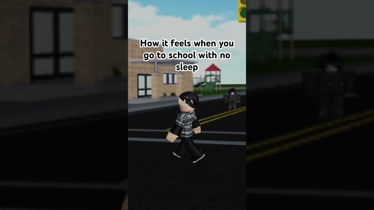 When you go to school with no sleep 