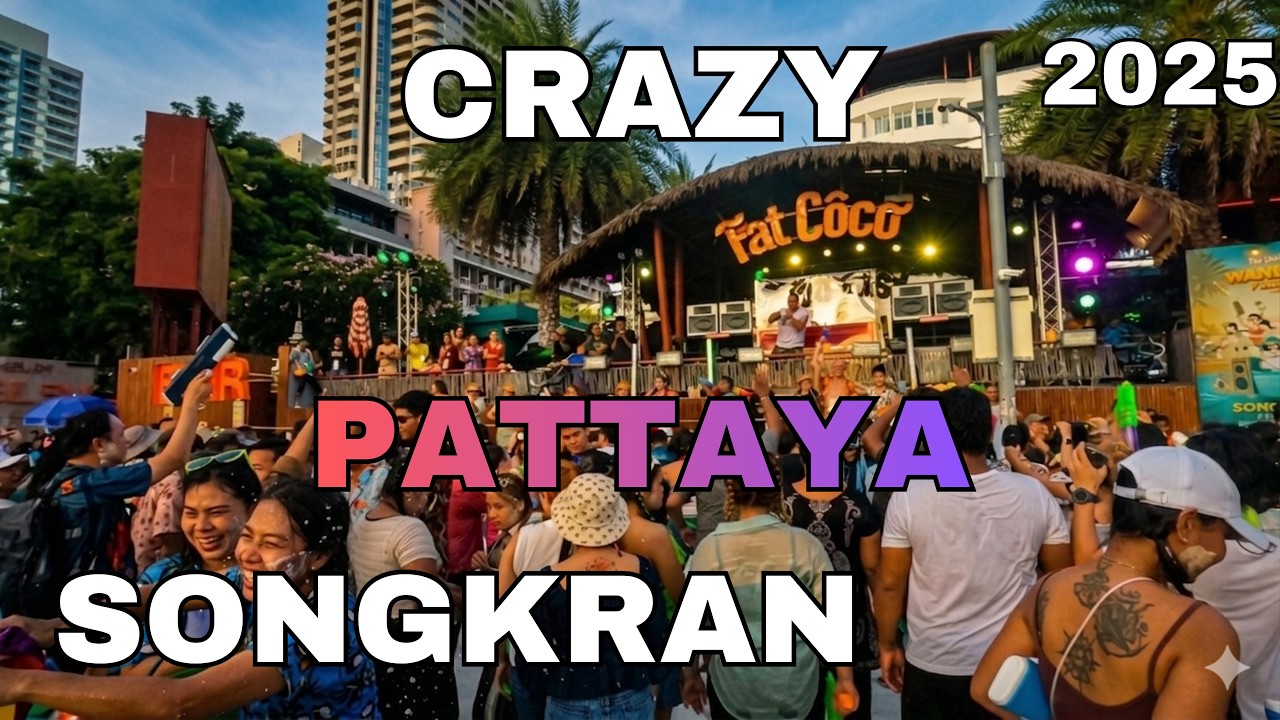 INSANE SONGKRAN 2025: Pattaya's GRAND FINALE (DAY 2) 🇹🇭