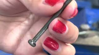 How to run the nail making machine Step 3 How to set the cutter and the nail cap and nail sharp