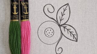 SPLENDID FLOWER EMBROIDERY DESIGN FOR BEGINNERS