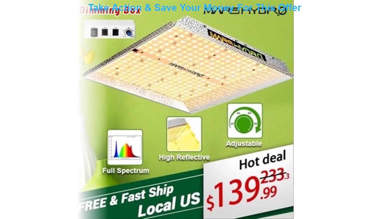 Best Led Grow Light TS 1000W Full Spectrum Mars hydro Quantum Board ...