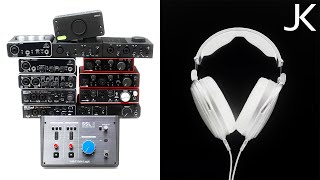 Interface Headphone Amp Comparison (Focusrite, Behringer, Audient, Motu, SSL, NI, and Steinberg)