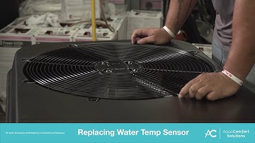 Replacing Water Temp Sensor