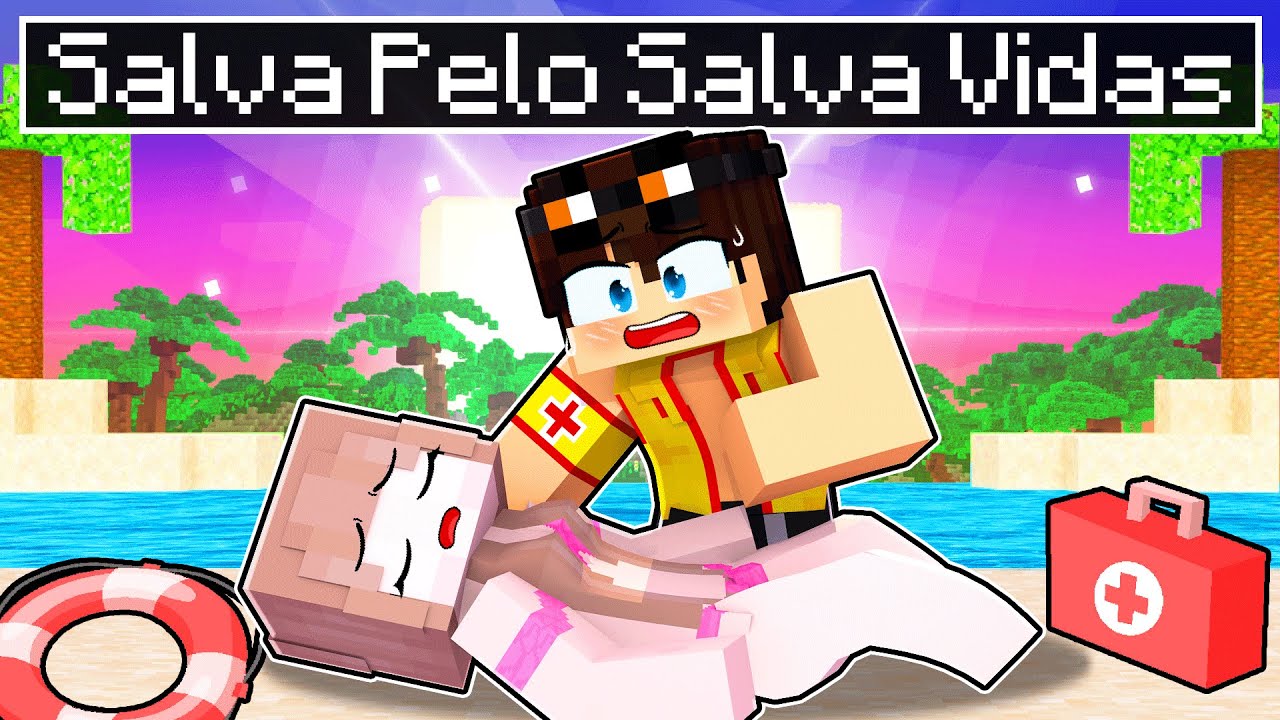 LAYSA foi SALVA pelo SALVA VIDAS no MINECRAFT!
