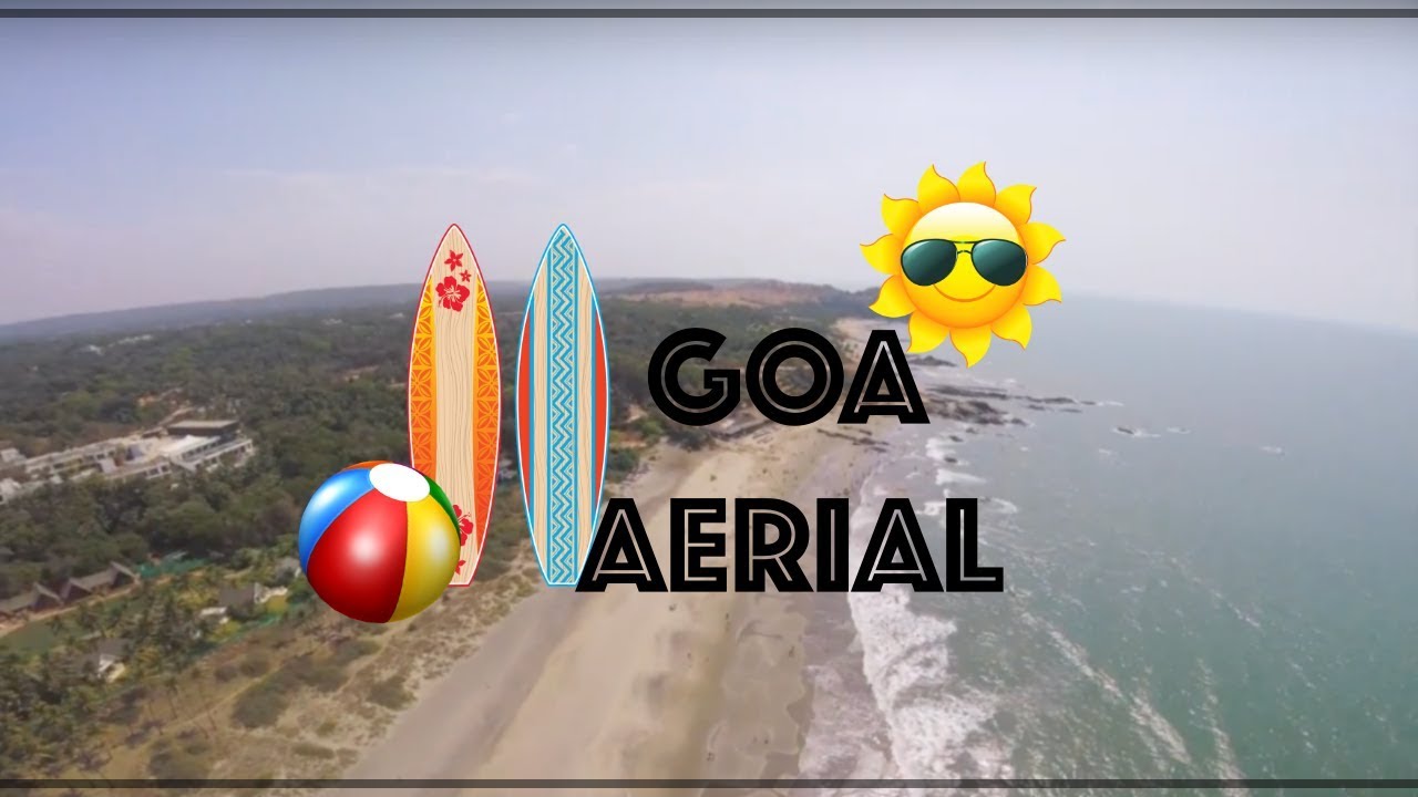 Go GOA with the flow || Vagator Beach - Goa | Aerial Drone Eye View 🌴