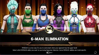 WWE 2K19 - Mortal Kombat - Battle Royal - Female Ninjas screenshot 4