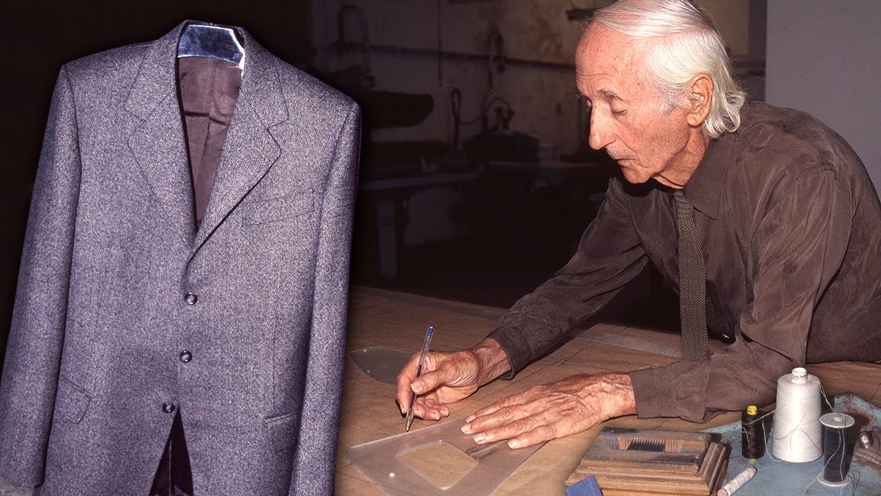 Куртка пошита на заказ опытным портным. Пошаговое изготовление этого уникального предмета одежды.