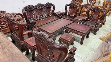 Bộ sưu tập đồ xưa đẳng cấp: bàn ghế gỗ cẩm lai – tủ thờ vip – tranh khảm ốc – lư đồng, đồ xưa Mekong