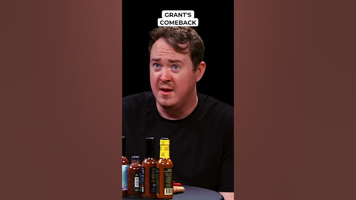 Grants Comeback Shane Gillis Pounds Milk While Eating Spicy Wings Hot Ones Wild Spice Adventure